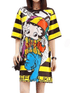 Women’s Graphic T-Shirt Dress Urban Streetwear Loungewear Character Allover Graphic Legacy Boutiques Legacy Boutiques