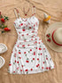 Womens Party Dress Vibrant Cherry Print Legacy Boutiques Legacy Boutiques