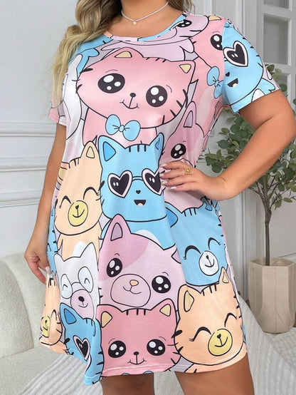 Women’s Premium Character T-Shirt Dress Legacy Boutiques Legacy Boutiques