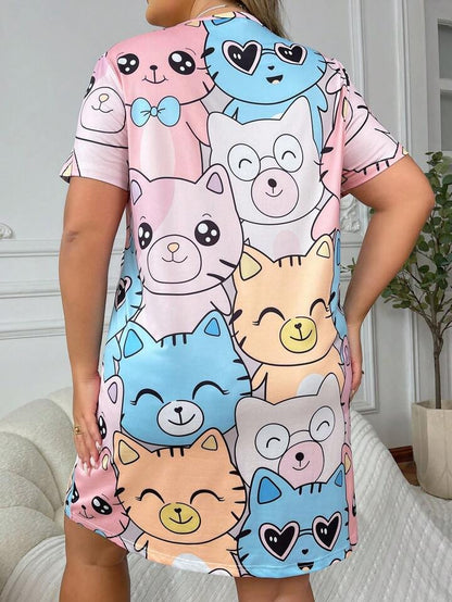 Women’s Premium Character T-Shirt Dress Legacy Boutiques Legacy Boutiques