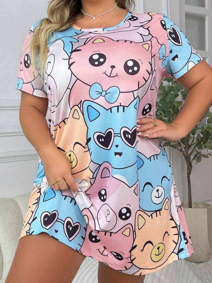 Women’s Premium Character T-Shirt Dress Legacy Boutiques Legacy Boutiques