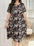 Women’s Vintage Floral T-Shirt Dress Legacy Boutiques Legacy Boutiques