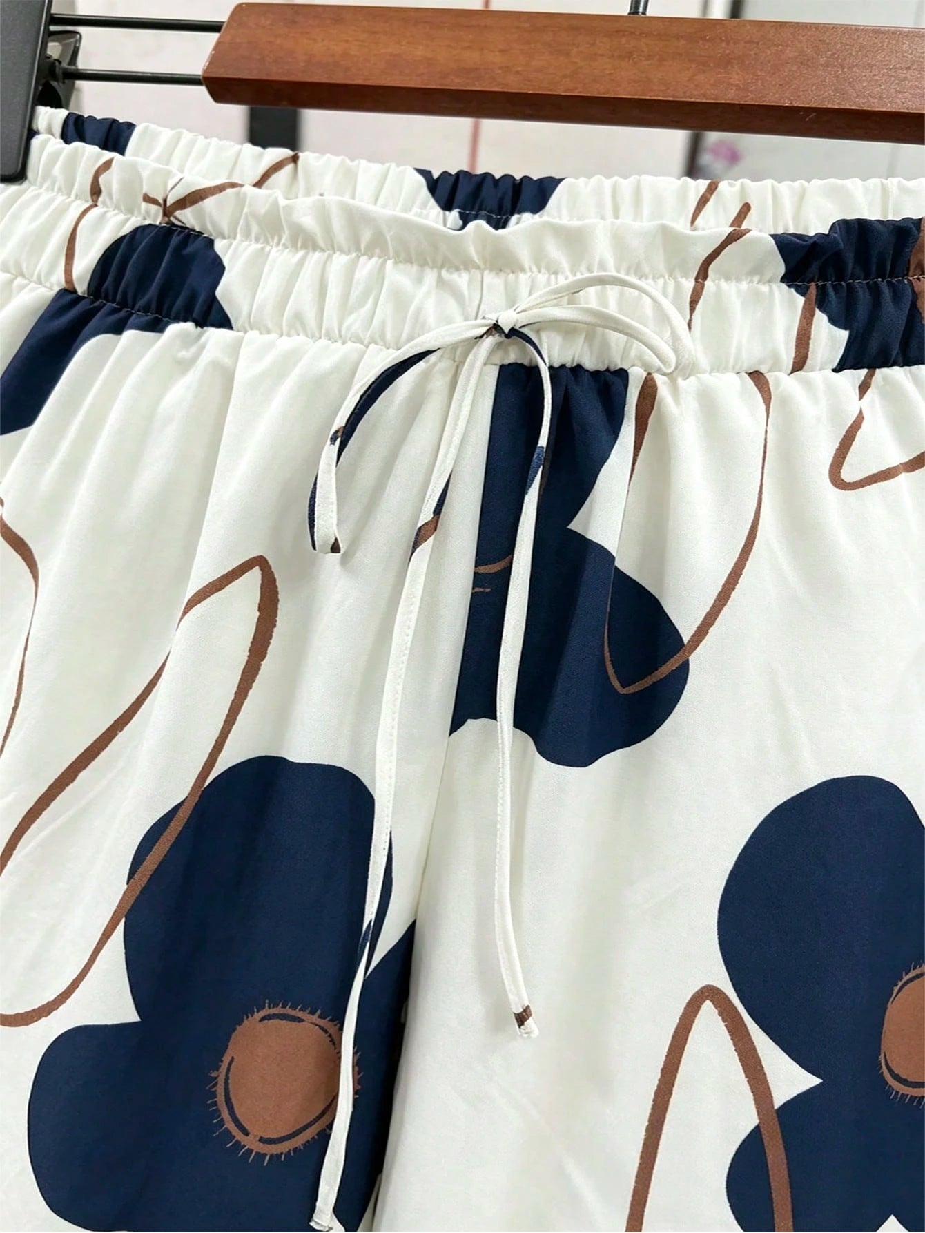 Women’s Wide - Leg Palazzo Pants High - Waisted Lounge Midnight Bloom Legacy Boutiques Legacy Boutiques