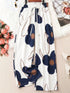Women’s Wide - Leg Palazzo Pants High - Waisted Lounge Midnight Bloom Legacy Boutiques Legacy Boutiques