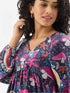 Wonderland Dreams V - Neck Mini Dress - Whimsical Mushroom Print Legacy Boutiques Legacy Boutiques