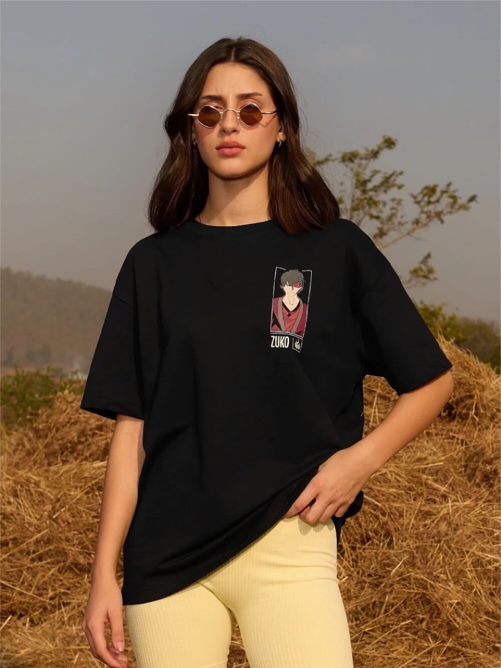 Zuko The Blue Spirit Graphic Printed Low Price High Quality Womens Drop Shoulder T shirt Legacy Boutiques Dhaka Legacy Boutiques Legacy Boutiques