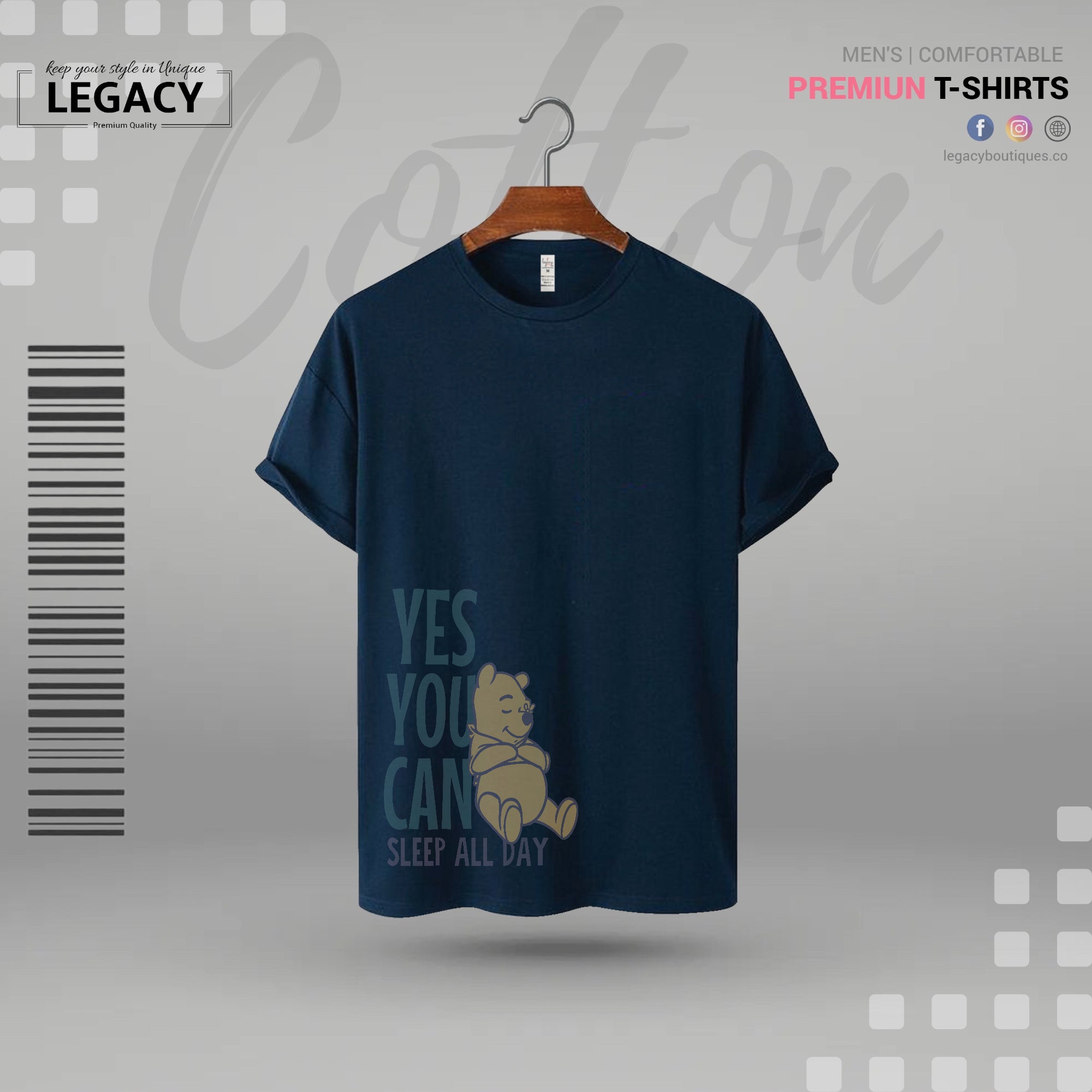 Sort Sleeve Men's Premium Designer Edition T Shirt - Legacy Boutiques