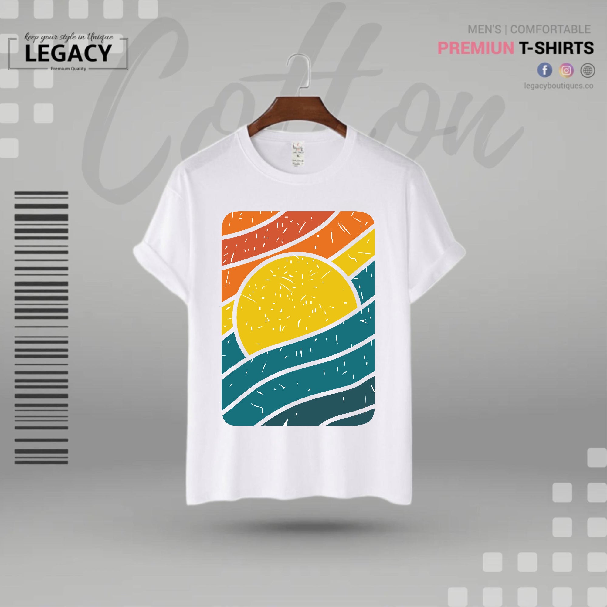 Mens Cotton T Shirt - Legacy Boutiques