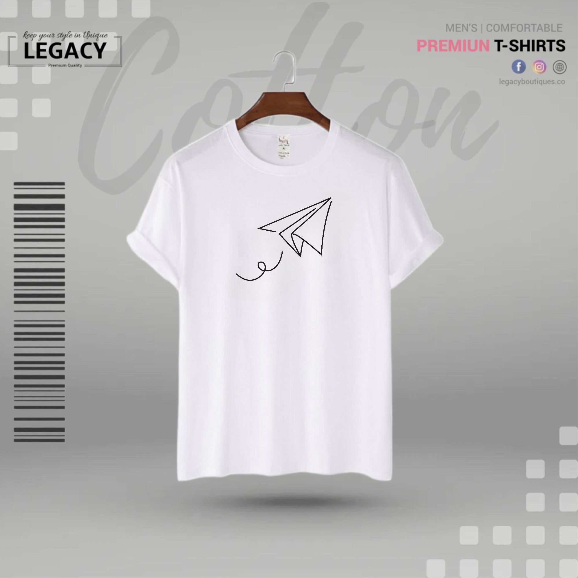 Mens Cotton Premium Designer Edition T Shirt - Legacy Boutiques