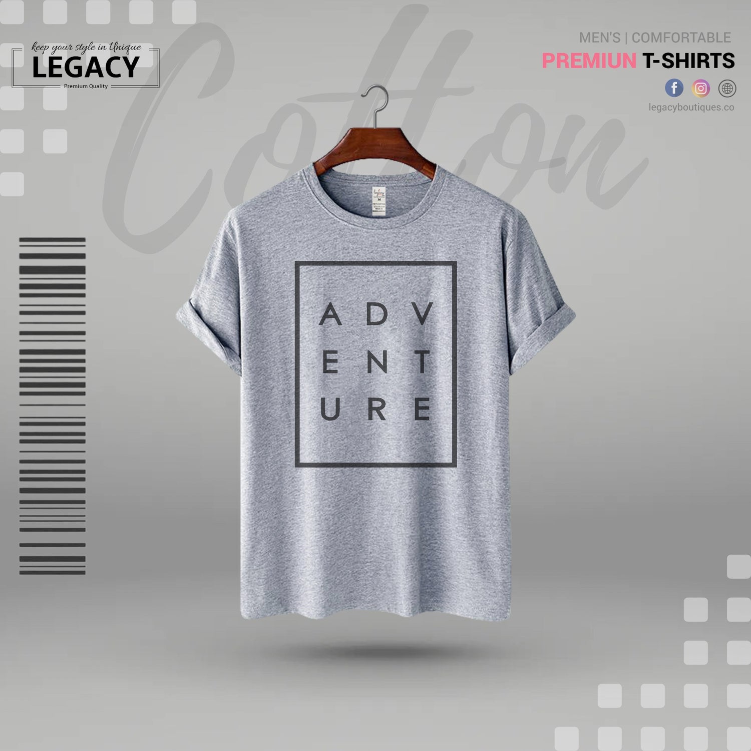 Mens T Shirt For Man - Legacy Boutiques