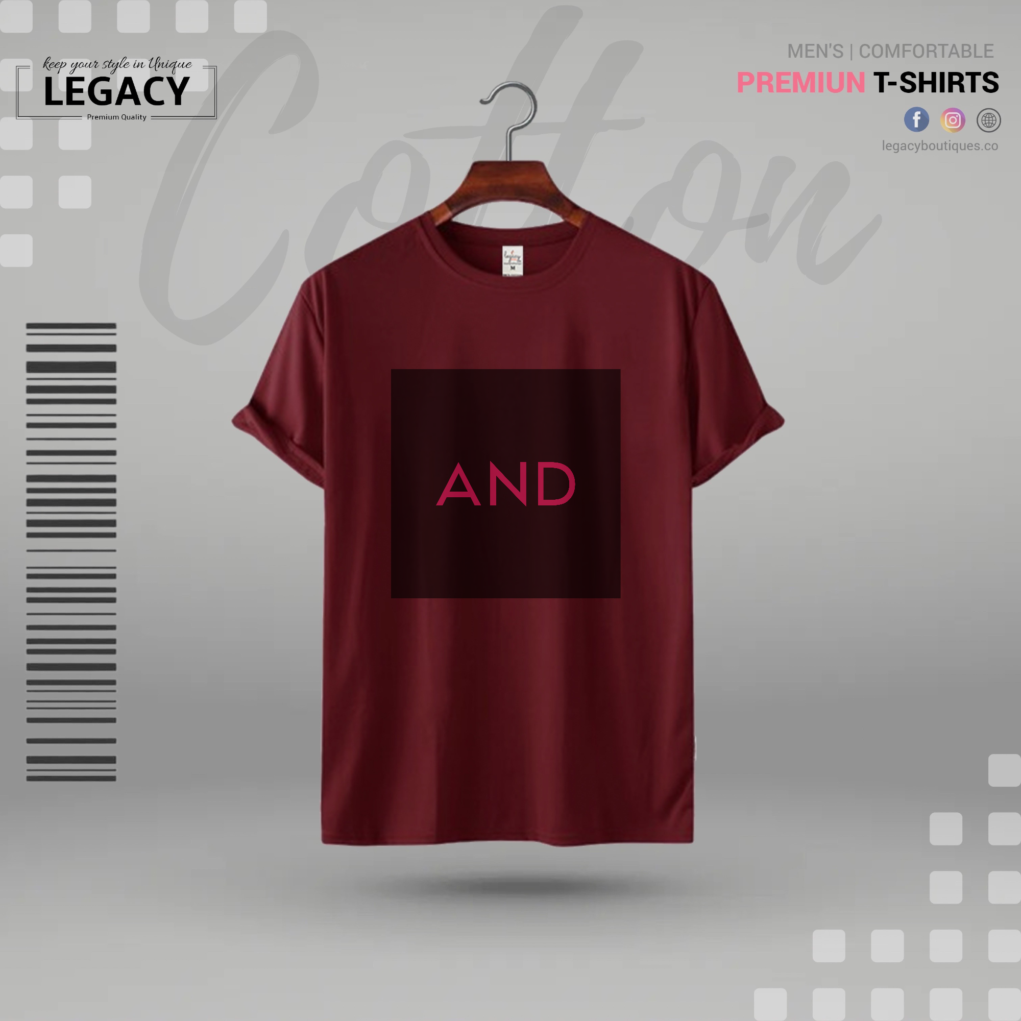 Men's Premium  Sort Sleeve Designer Edition T-Shirt - Legacy Boutiques